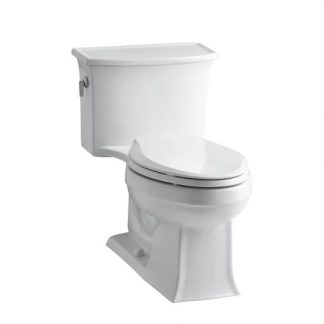 Kohler Archer® one-piece elongated 1.28 gpf toilet with AquaPiston® flush technology and left-hand trip lever - K-3639-0