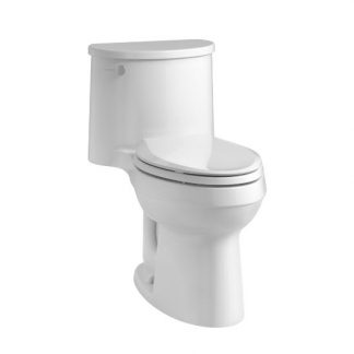 Kohler Adair® Comfort Height® one-piece elongated 1.28 gpf toilet with AquaPiston® flushing technology and left-hand trip lever - K-3946