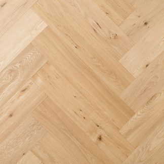 Cedar & Tide Rainforest – Salmonberry Herringbone engineered oak flooring